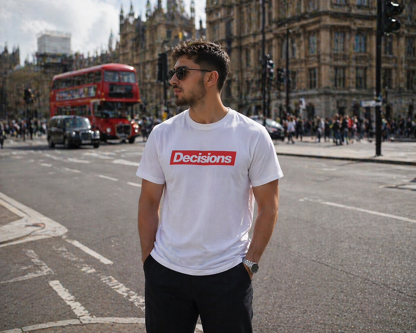 Decisions Red Box T-Shirt