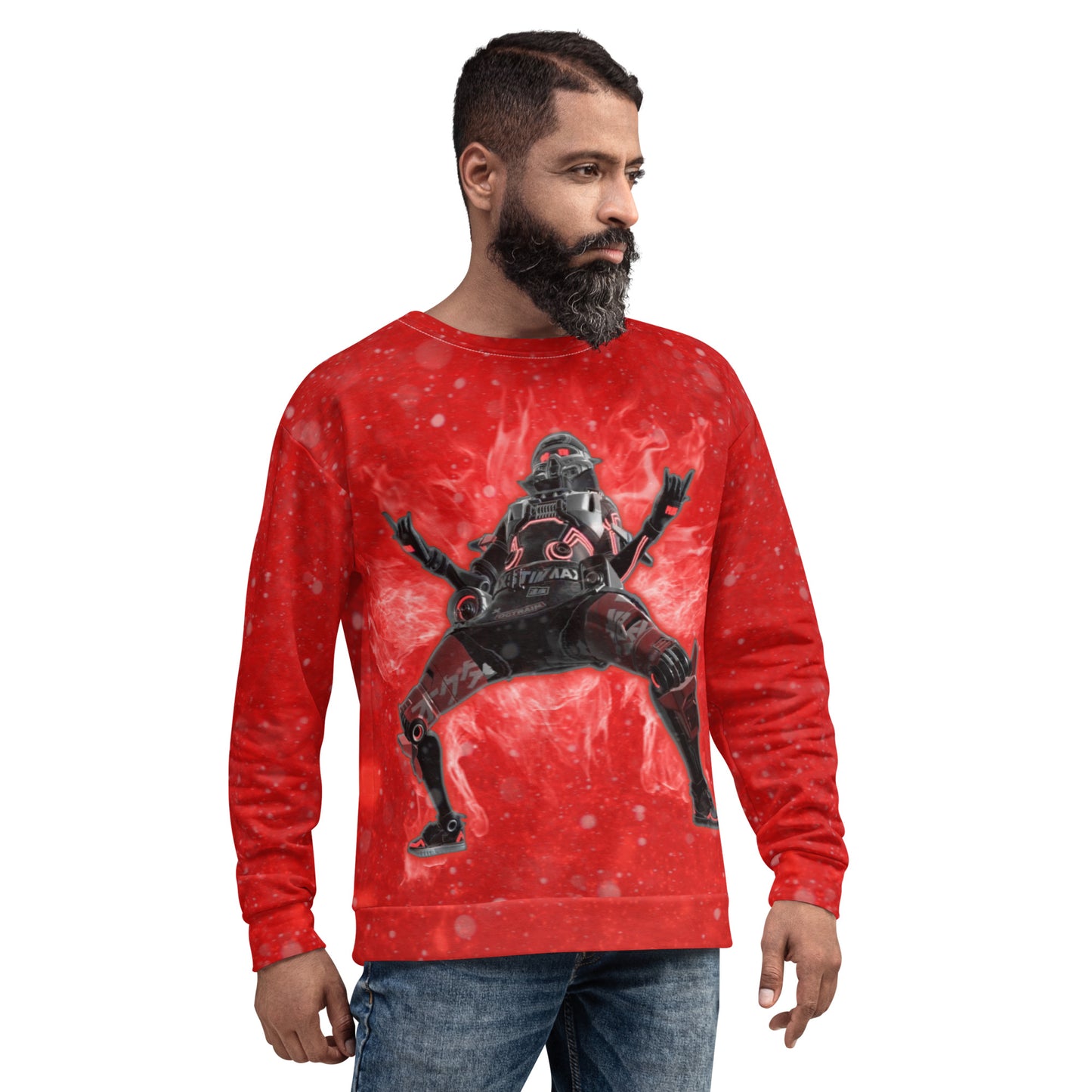 Octane All-Over Print Sweatshirt/Jumper (Apex Legends)