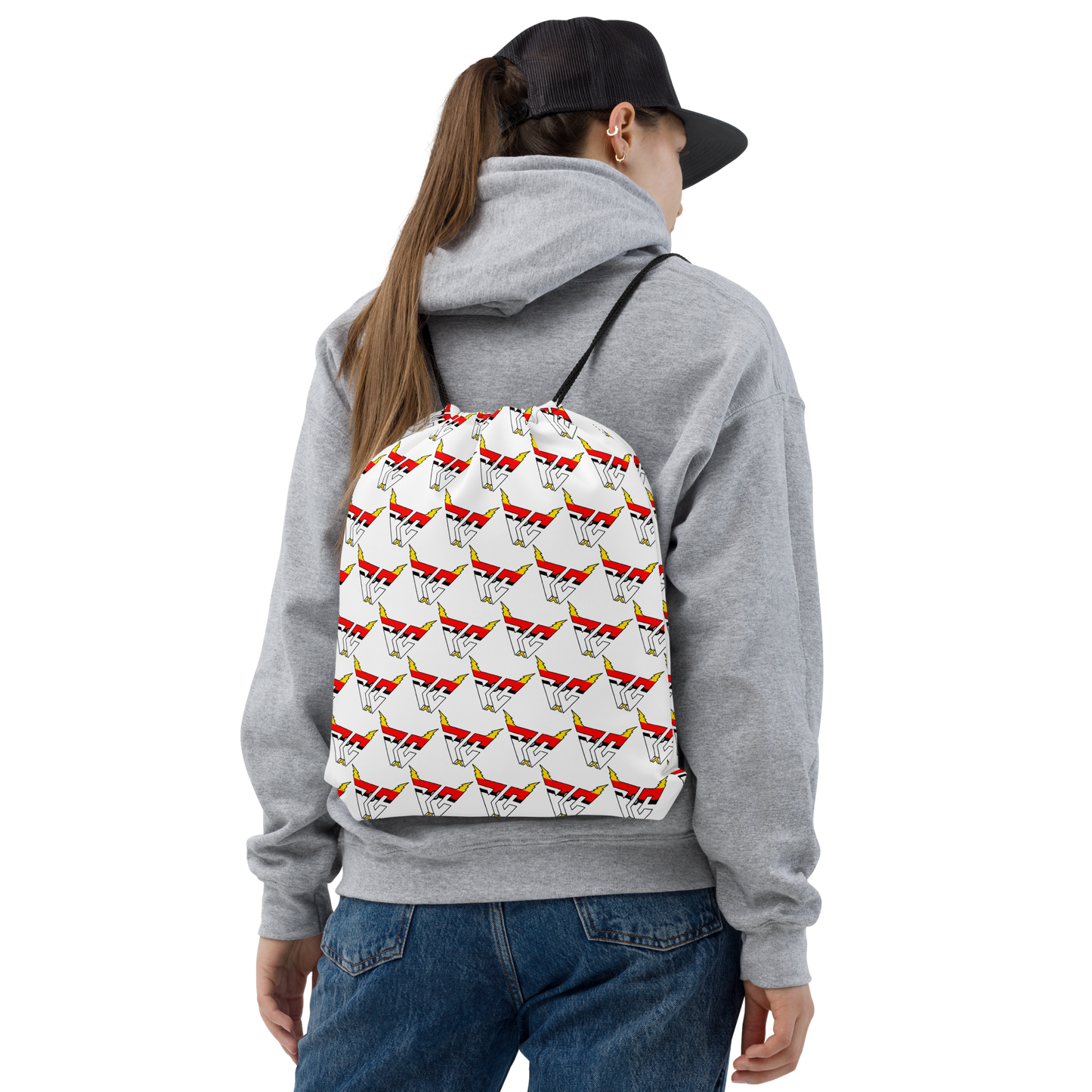 Pika x Chu Drawstring Bag