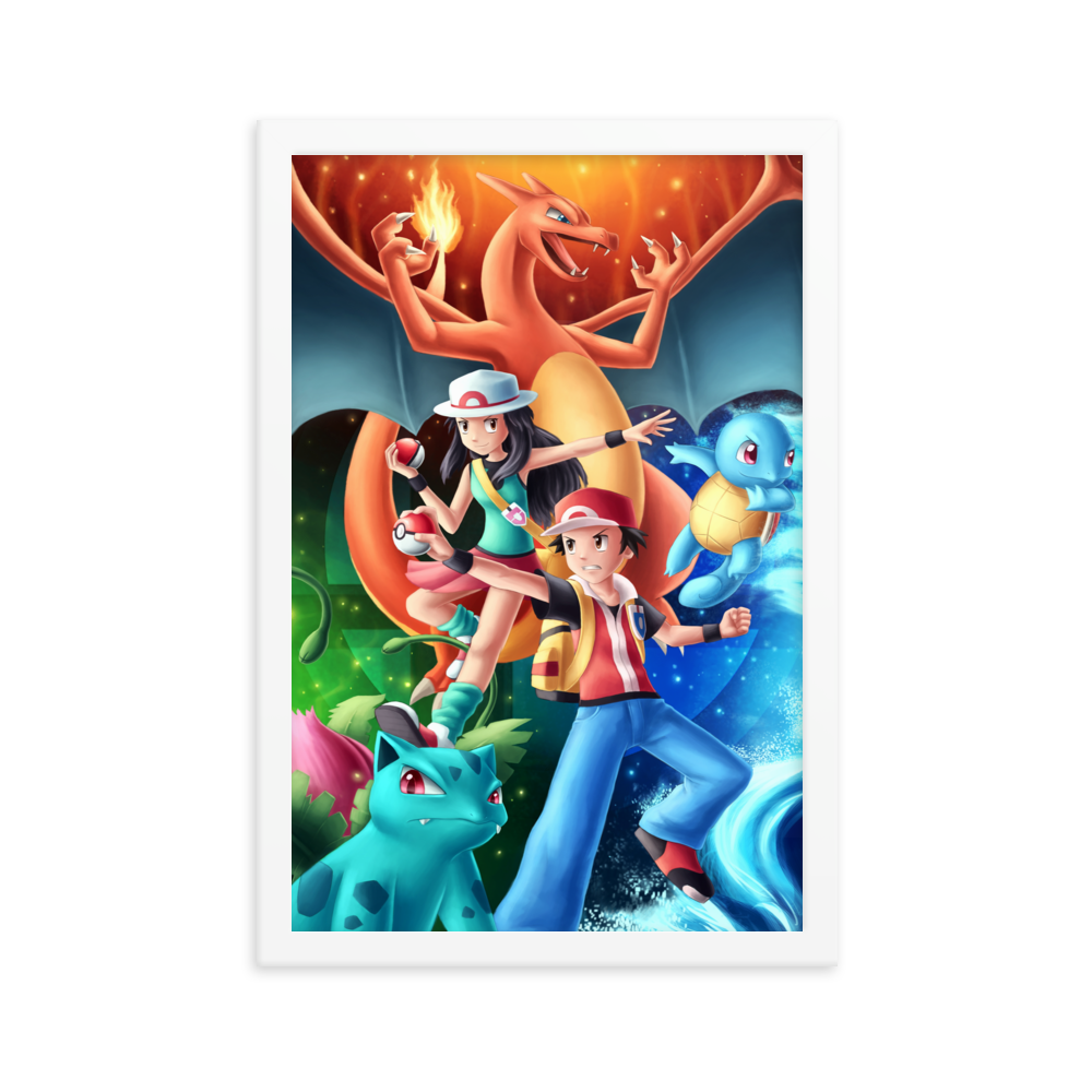 Pokemon Kanto Trainers, an art print by J0N - INPRNT